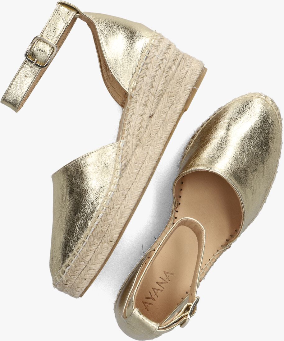 AYANA gouden ayana espadrilles yu689