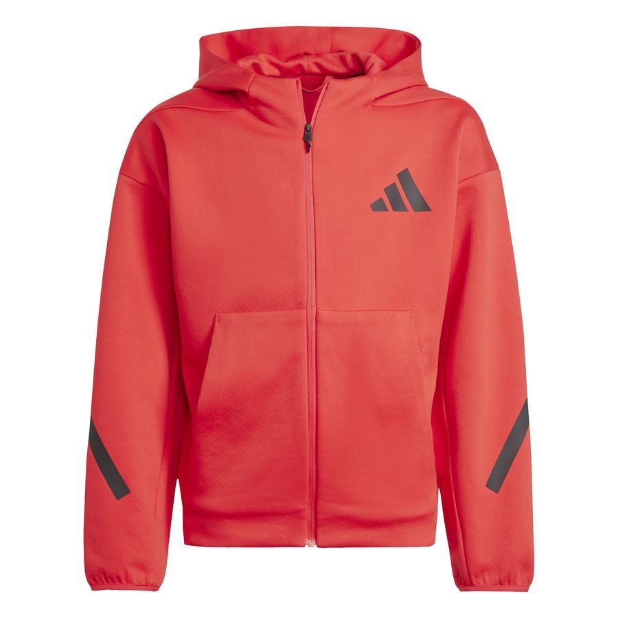 adidas Sweat à Capuche Z.N.E. Full Zip - Pure Ruby/Noir Enfant
