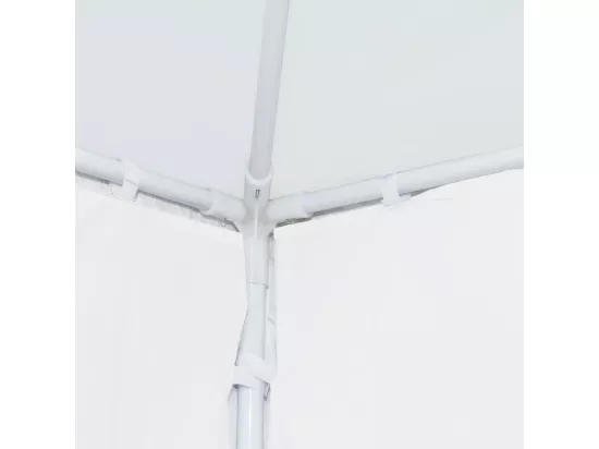 Tonnelle de jardin 3x12 m Blanc