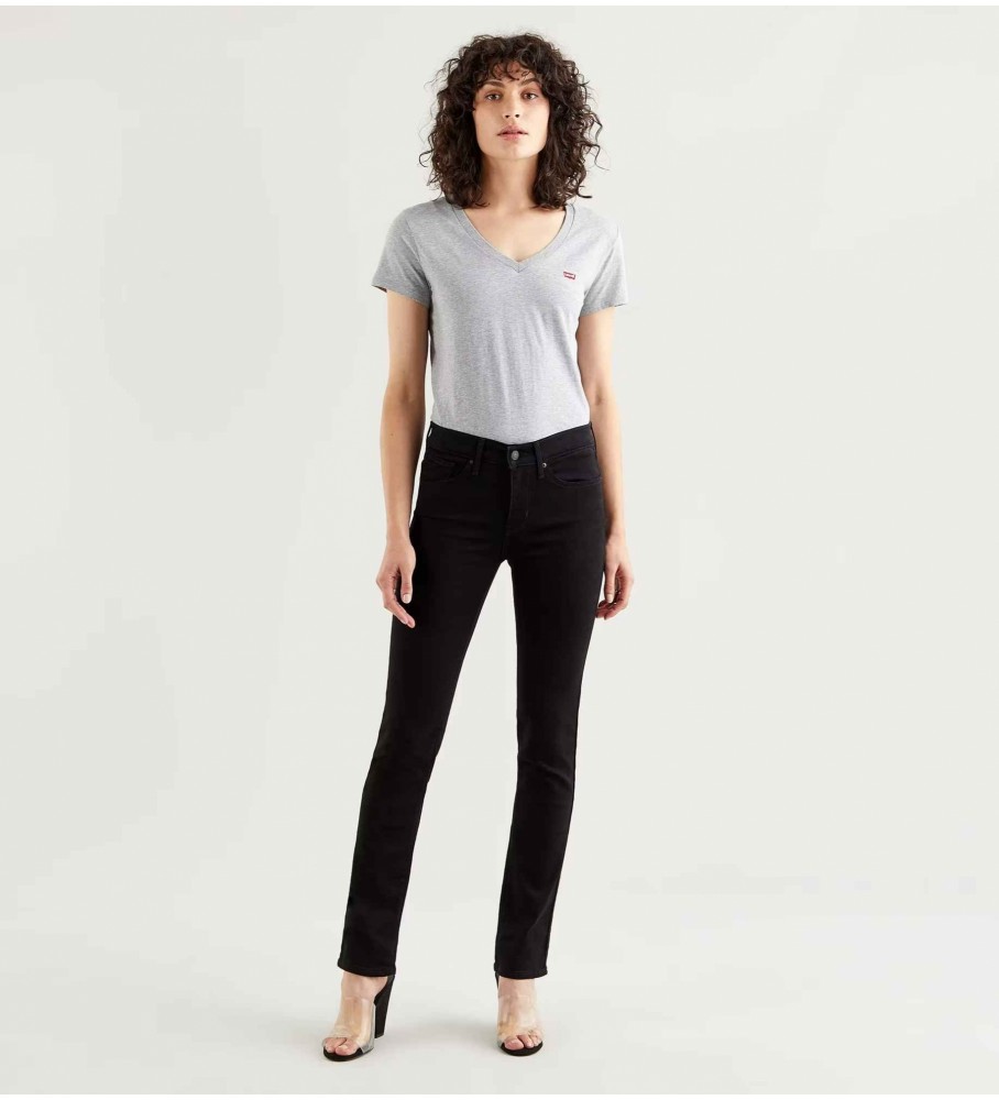 Calça jeans Levi's Slimming 312 preta