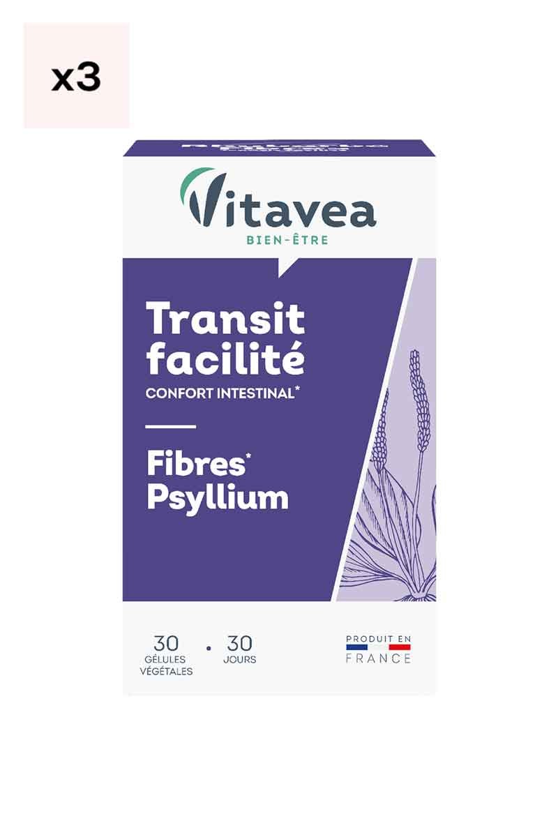 Cure transit - Fibres Psyllium - 3 mois