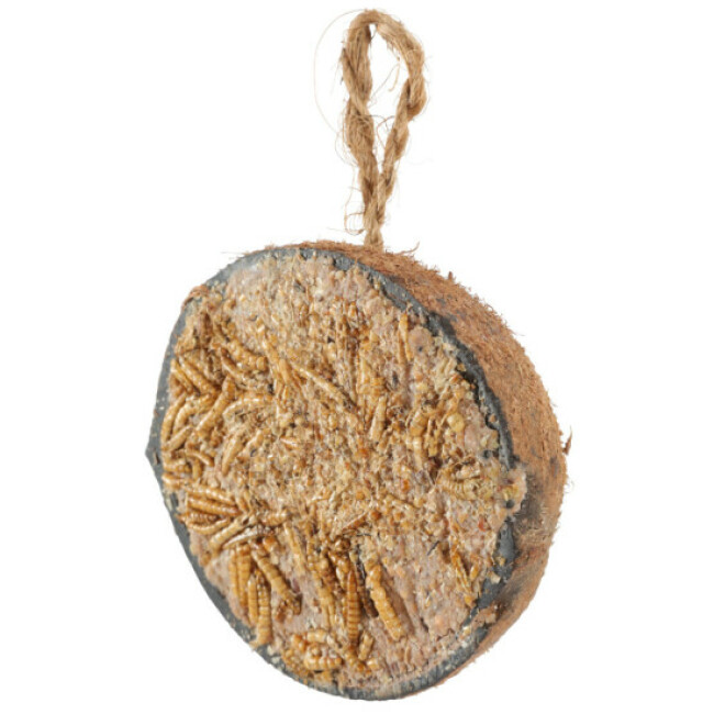 Demi coco avec graisse et vers de farine Zolux