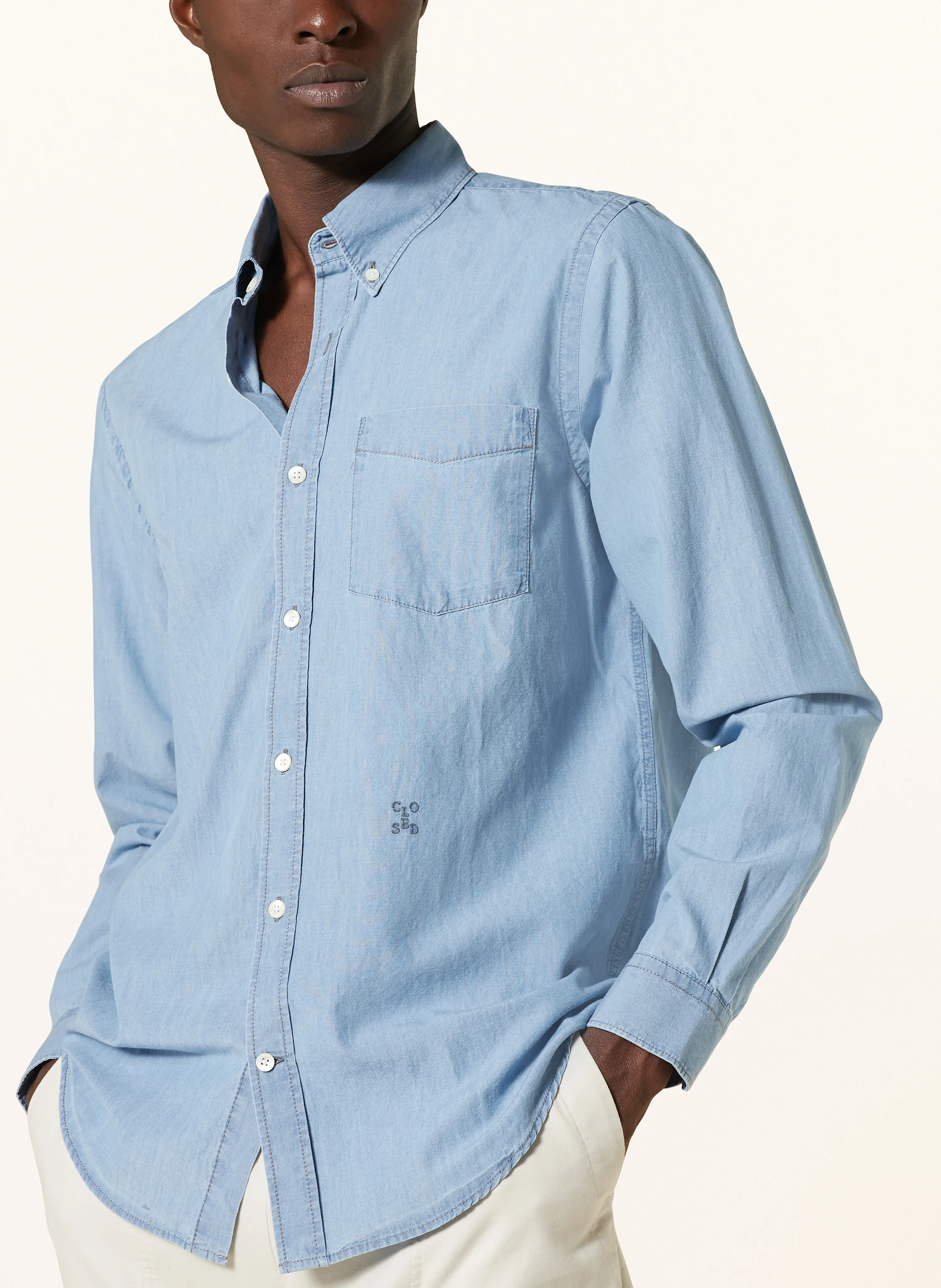 CLOSED Hemd Comfort Fit in Jeansoptik