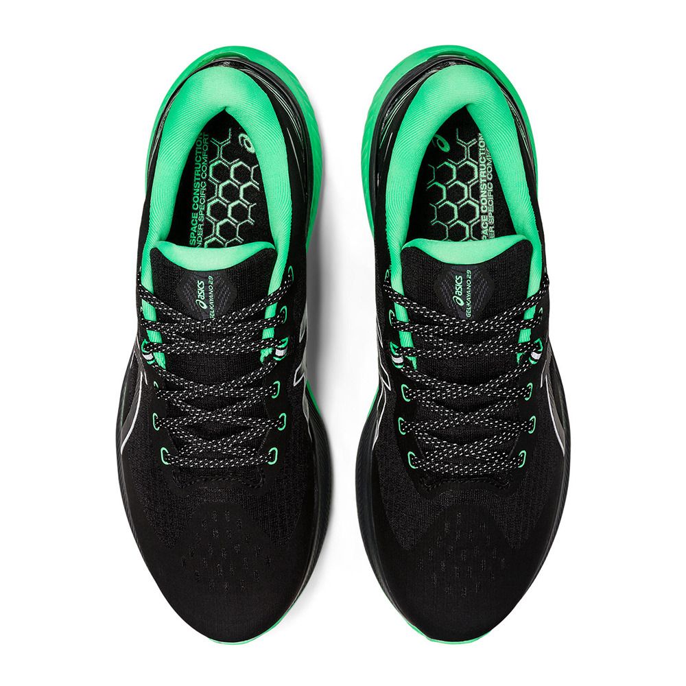 Asics GEL-KAYANO 29 LITE-SHOW - Chaussures running Homme black/new leaf