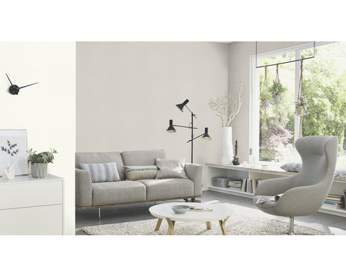 Vliesbehang 252859 Bambino XIX Uni lichtgrijs