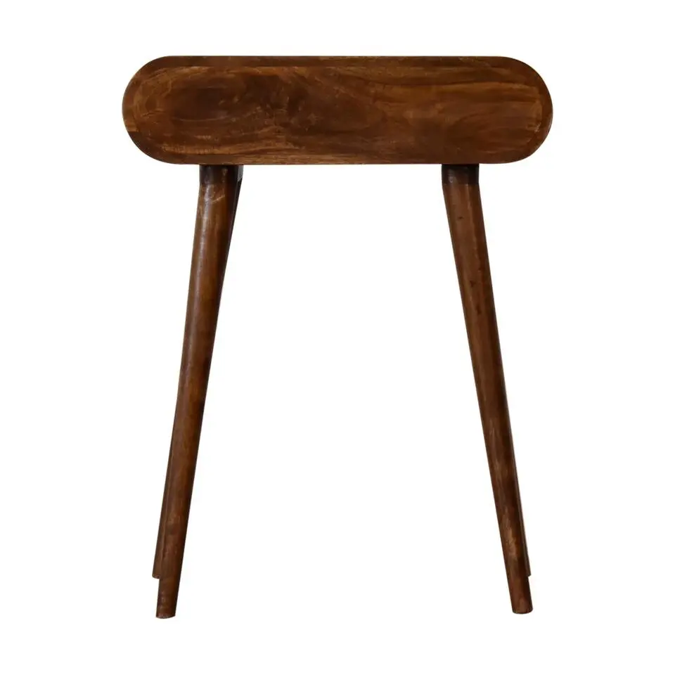 Artisan Furniture Solid hout Ronde Kastanje Sidetable