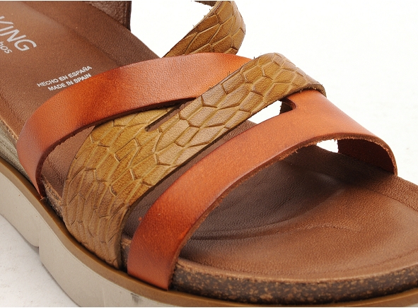 Dorking nu pieds talons femme agnes d9055 orange
