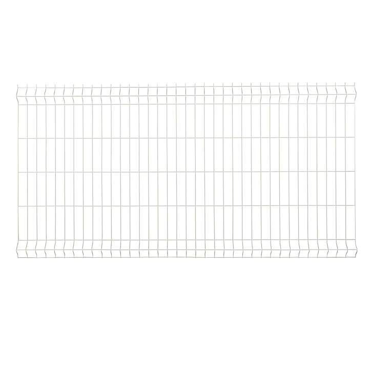 Panneau de clôture grillagée Blooma Louga blanc 198,5 x h.103 cm