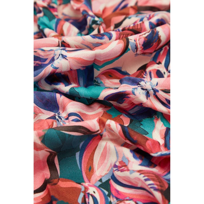 Atelier Veritas-Viscose fleurige bloemenprint - per meter