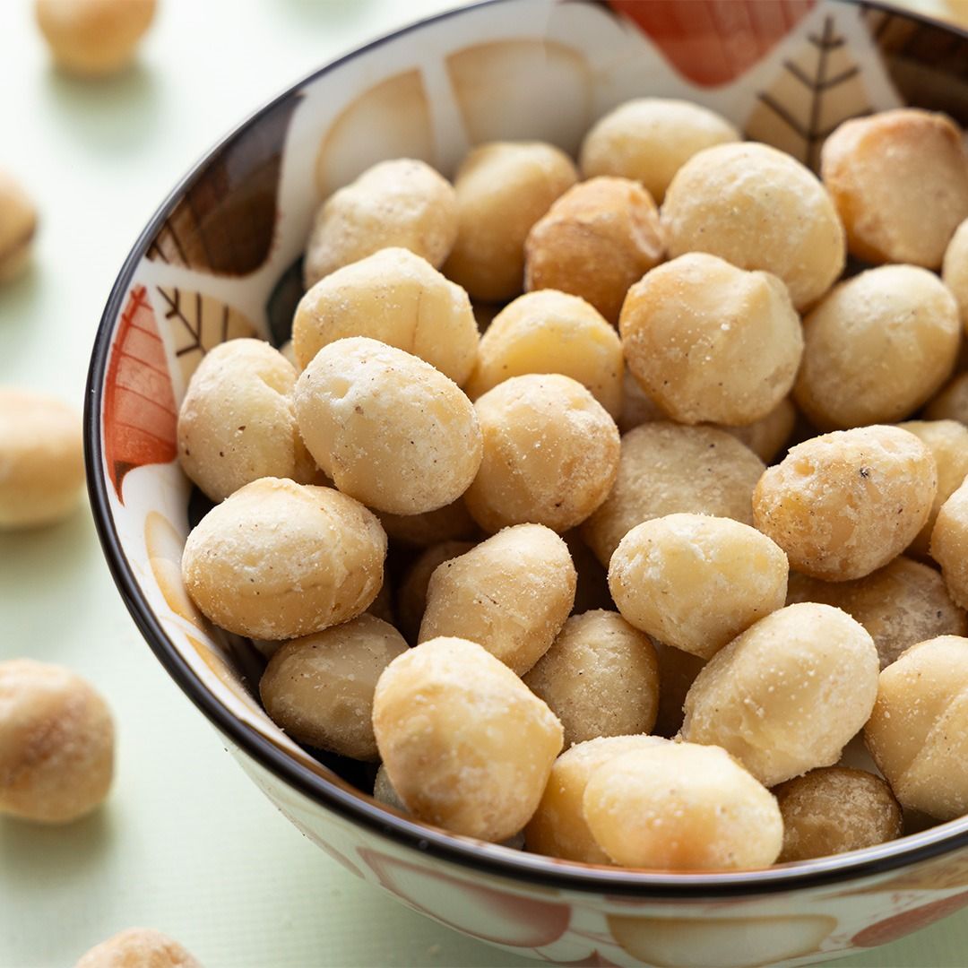 Macadamia noten geroosterd ongezouten