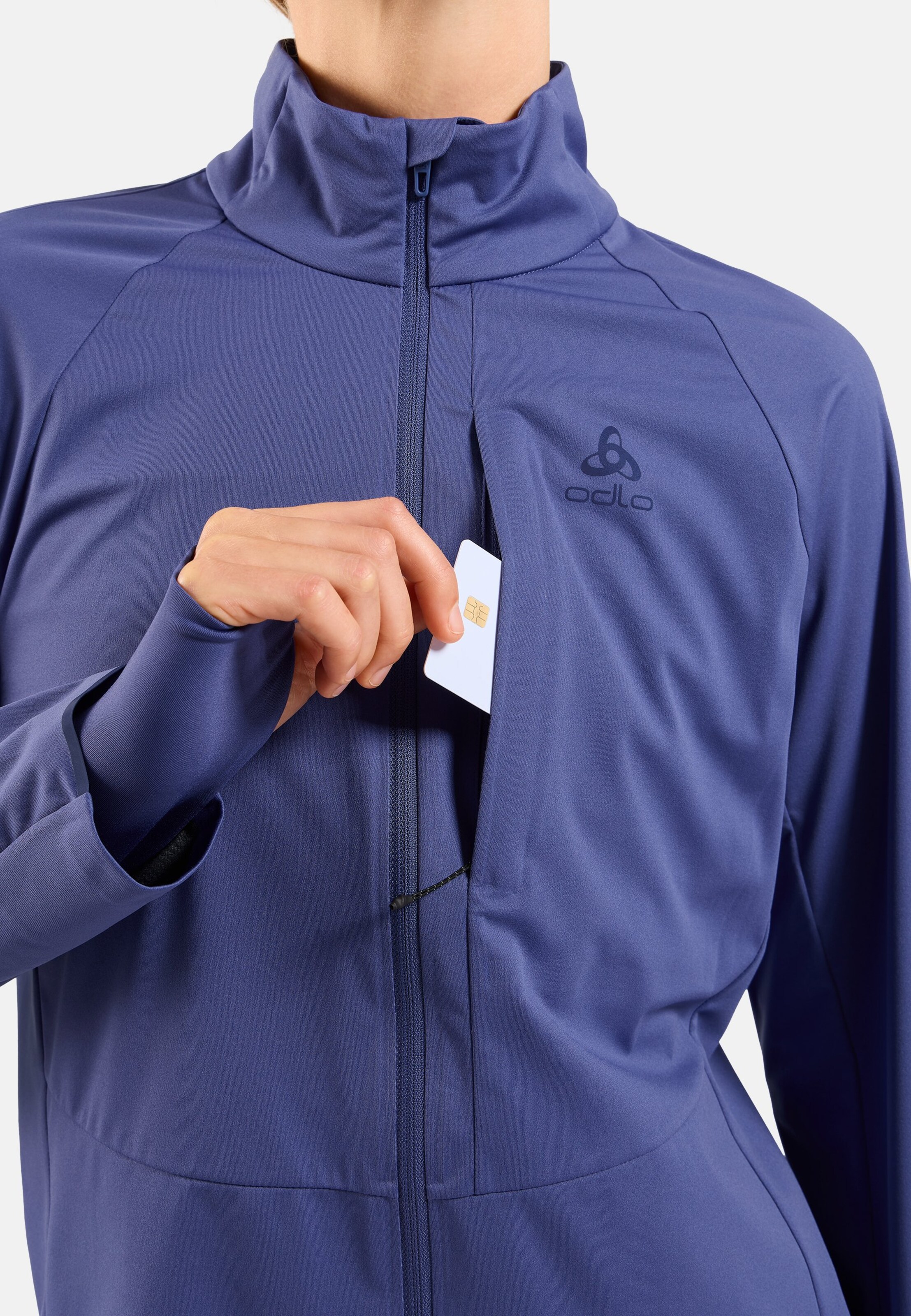 Zeroweight Pro Warm Laufjacke 2.0 in Skipper Blue