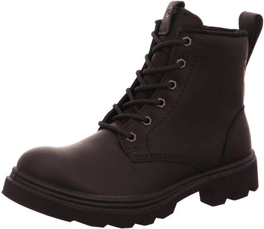 Ecco Hoge veterschoenen Grainer W ankle boot winter boots block heel with lambswool lining