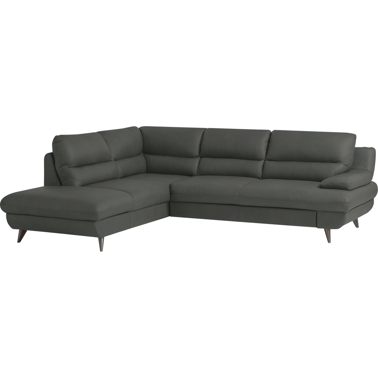 Ecksofa Pike Leder, Ottomane links fango