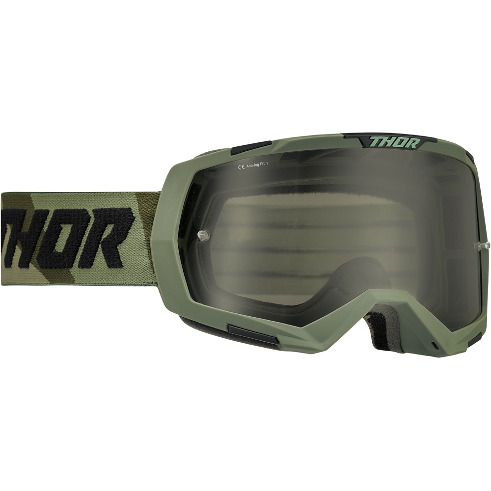 Thor Motocross - Masque Regiment Kaki / Noir / Fumé