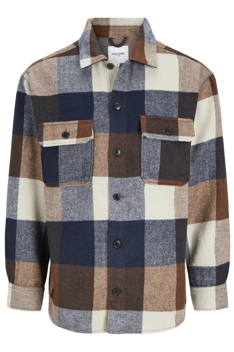 Jack & Jones beige heren overhemd