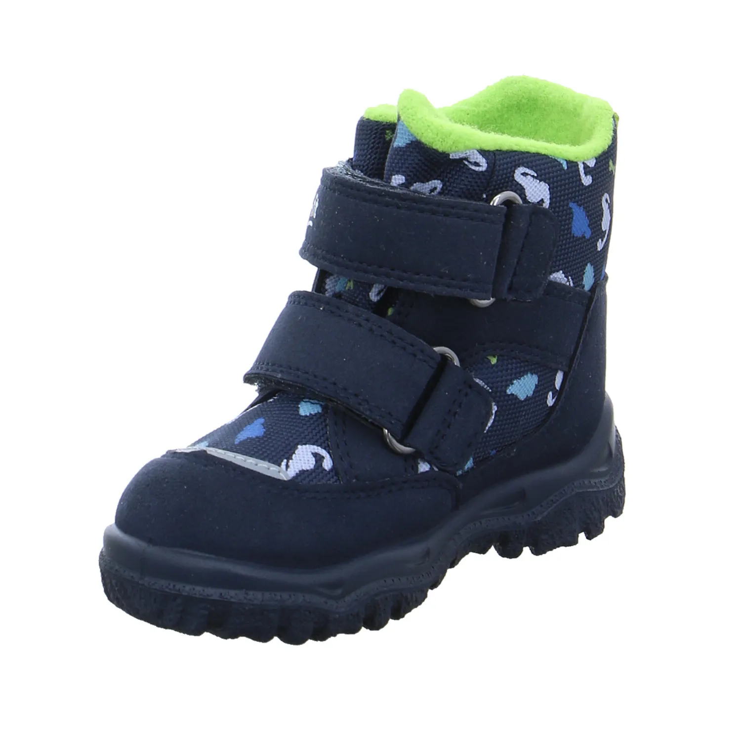 SUPERFIT Kleinkinder-Snowboot  Membran Blau Textil  Baby-Winterstiefel