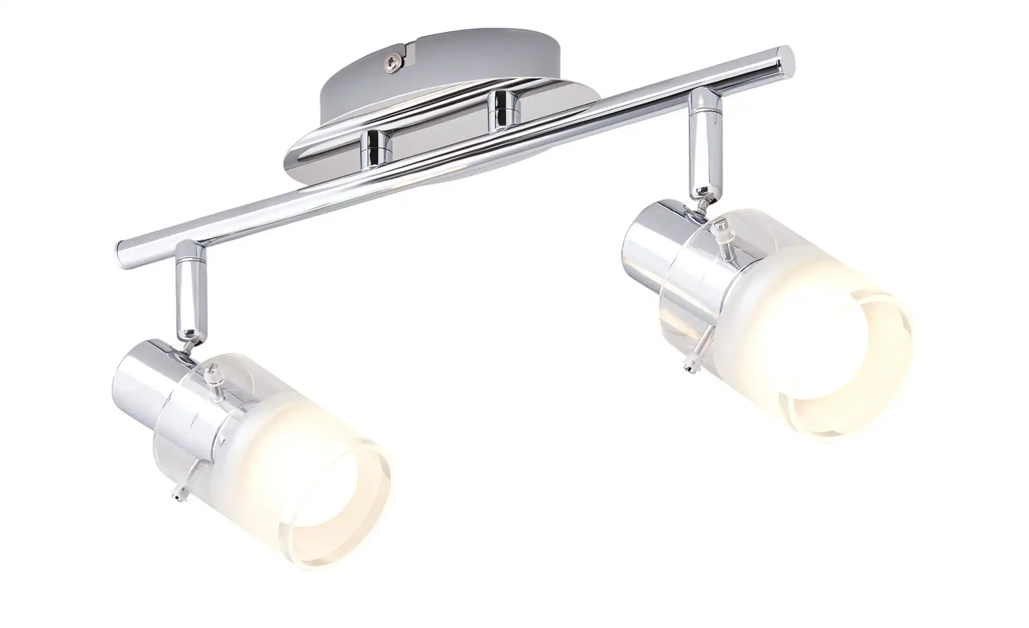 KHG LED-Deckenstrahler, 2-flammig Glas teilsatiniert