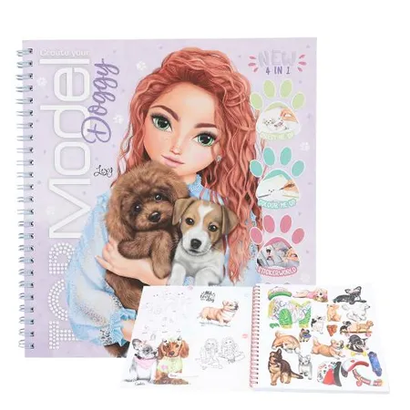Depesche Create your TOPModel Doggy Malbuch