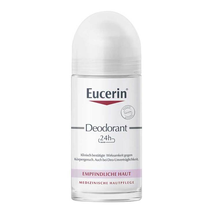 Eucerin Deodorant Empfindliche Haut 24h Roll-on, 50 ml