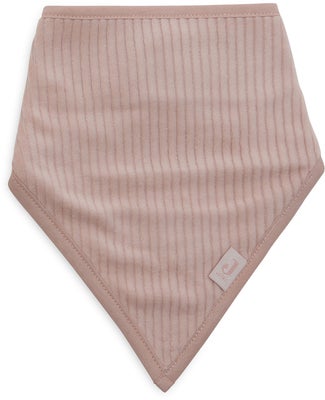 Jollein Velvet Rib Bandana Tøysmekker 2-Pakk, Wild Rose/Ivory