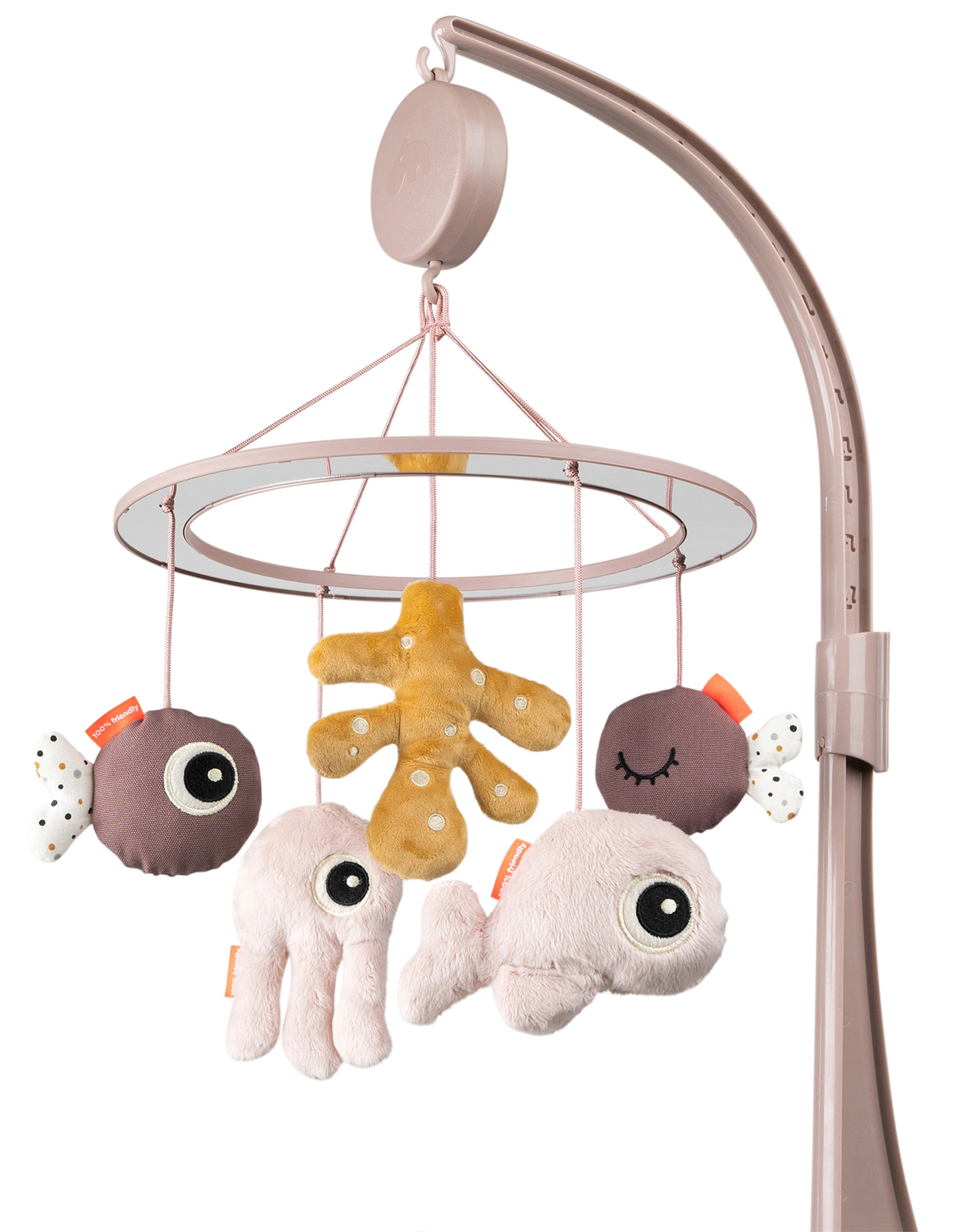 Musik-Mobile SEA FRIENDS (⌀27cm) in rosa