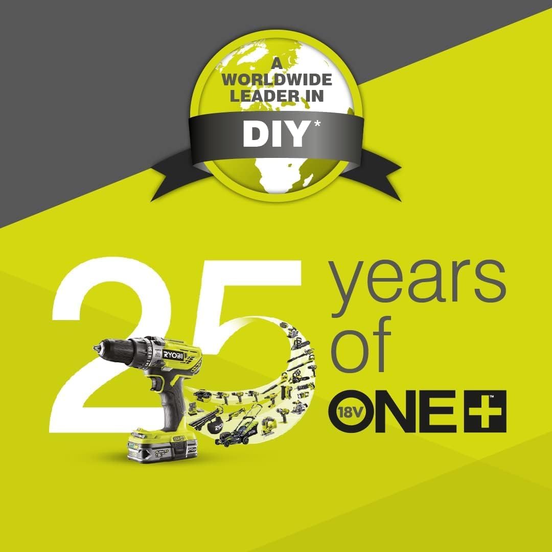 RYOBI 18 V ONE+ Akku-Nass-Reinigungsbürste RWTS18-0 (teleskopierbar bis 1,4m, 15 cm Borstenkopf, Max. Leerlaufdrehzahl min⁻¹ 0-2100, ohne Akku und Ladegerät)