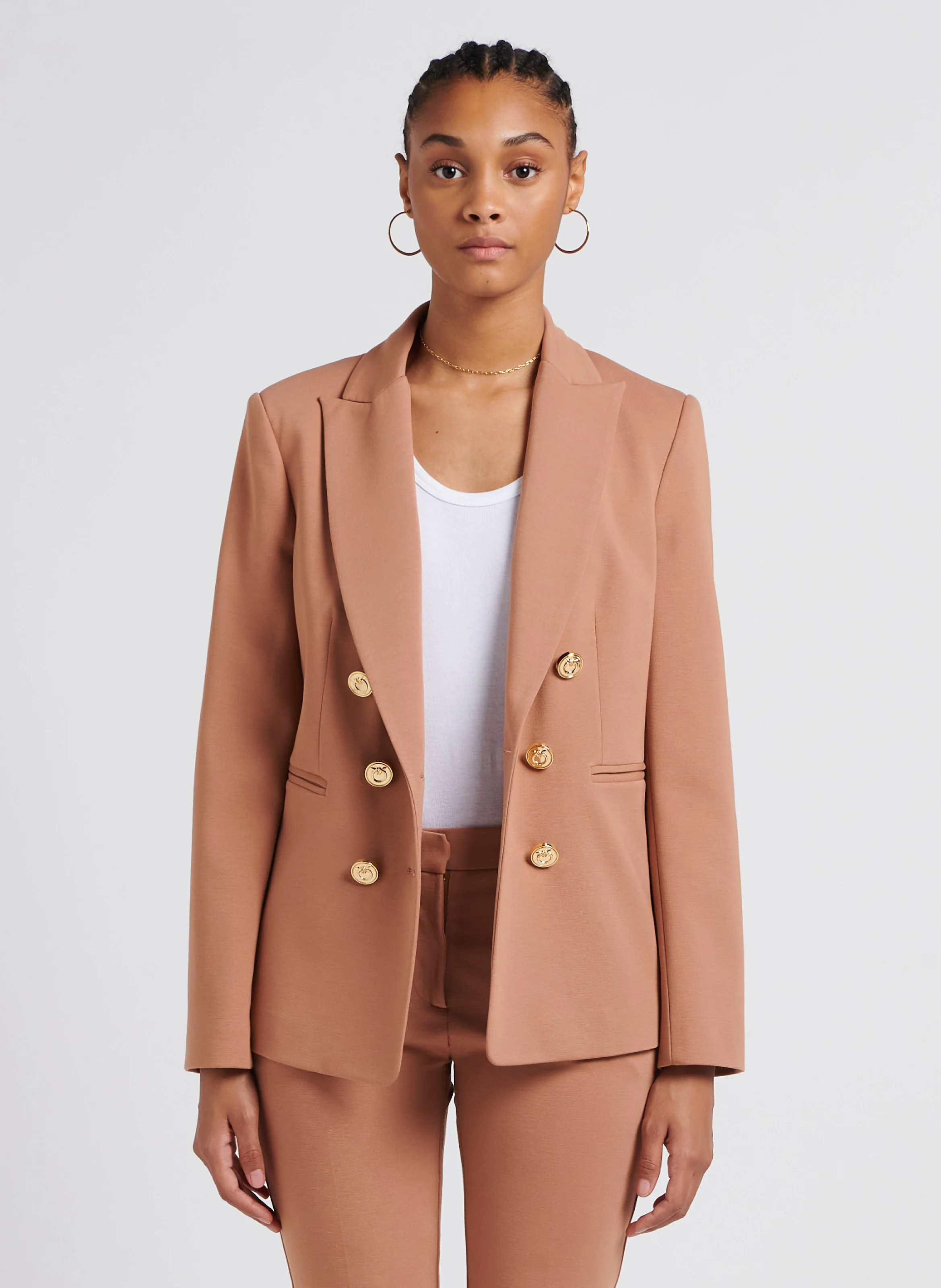 ALEXIA - Veste de tailleur| Rose