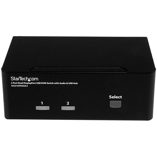 StarTech.com Switch KVM DisplayPort double affichage à 2 ports - 4K 60 Hz
