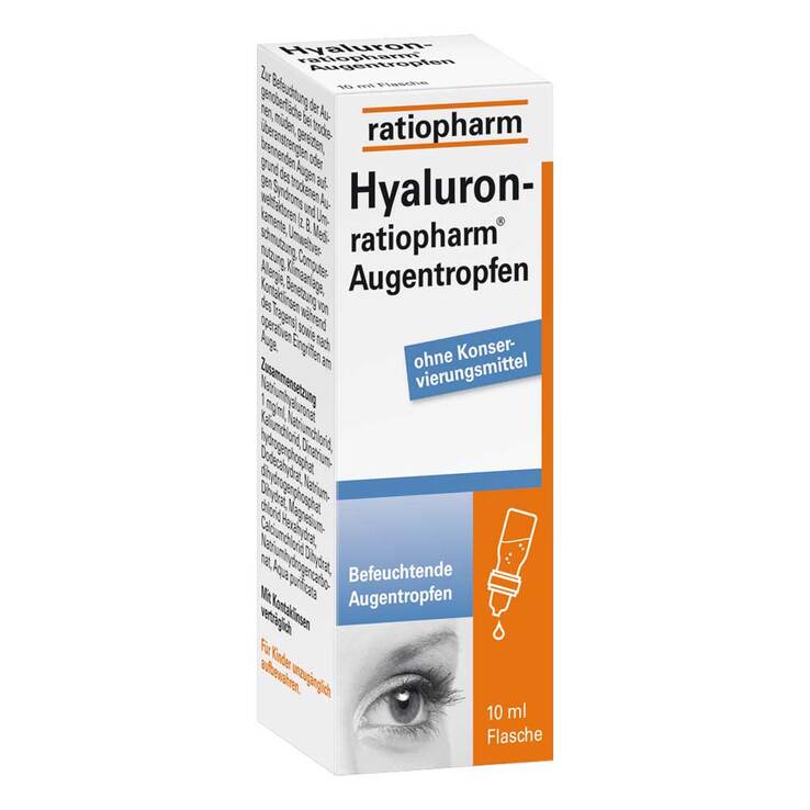 Hyaluron-ratiopharm® Augentropfen, 10 ml