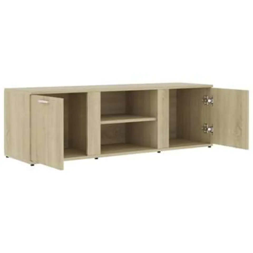 vidaXL - Tv-meubel - Bruin - Bewerkt hout