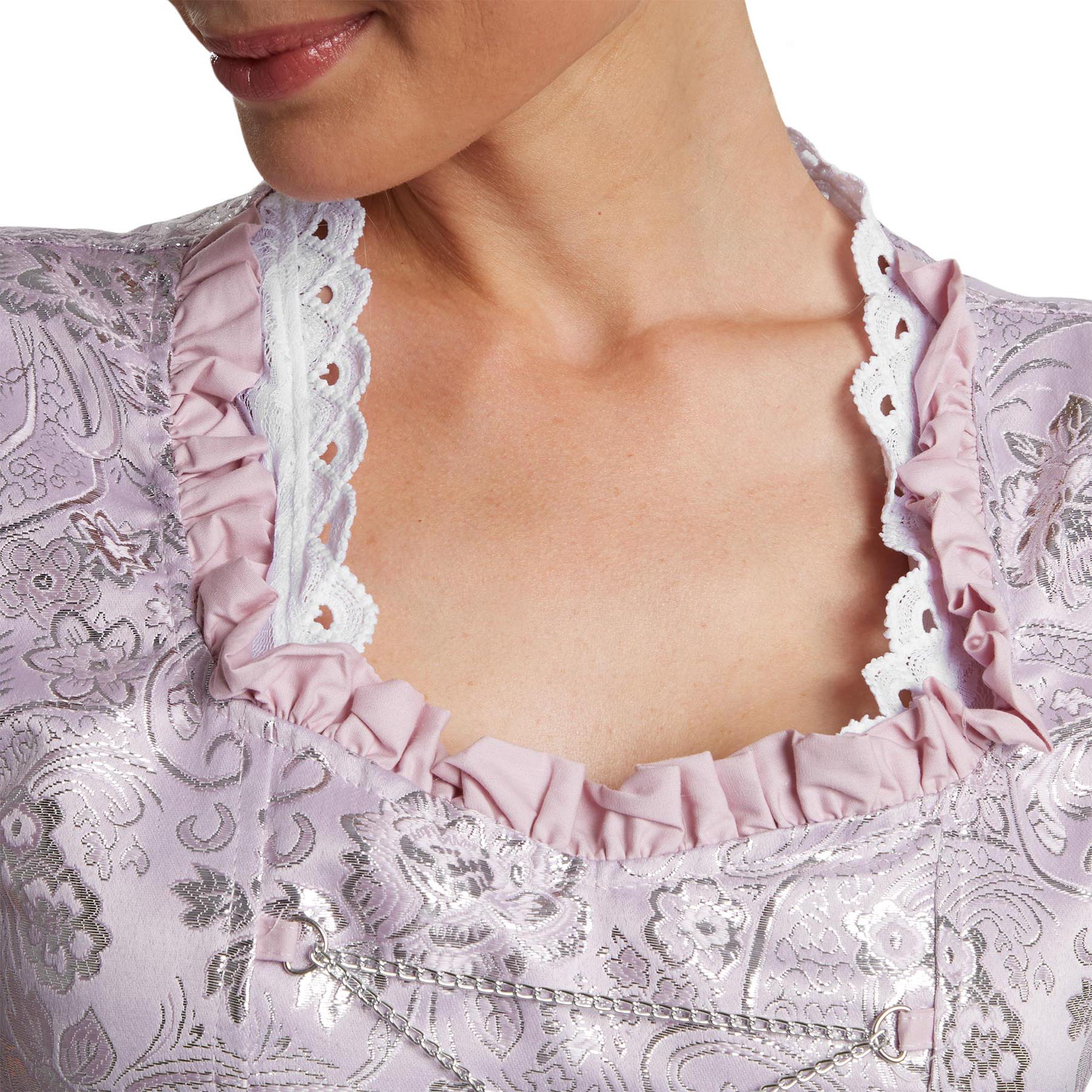 tectake® Frauenkostüm Maxi-Dirndl Neuschwanstein Modell 2