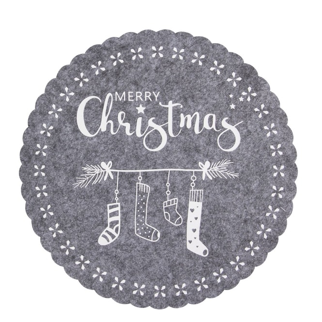 Platzset - Merry Christmas - Ø ca. 35 cm - 1 Stück