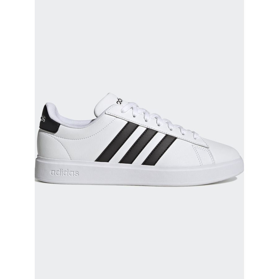 adidas Chaussures Court Cloudfoam Comfort - Blanc/Noir