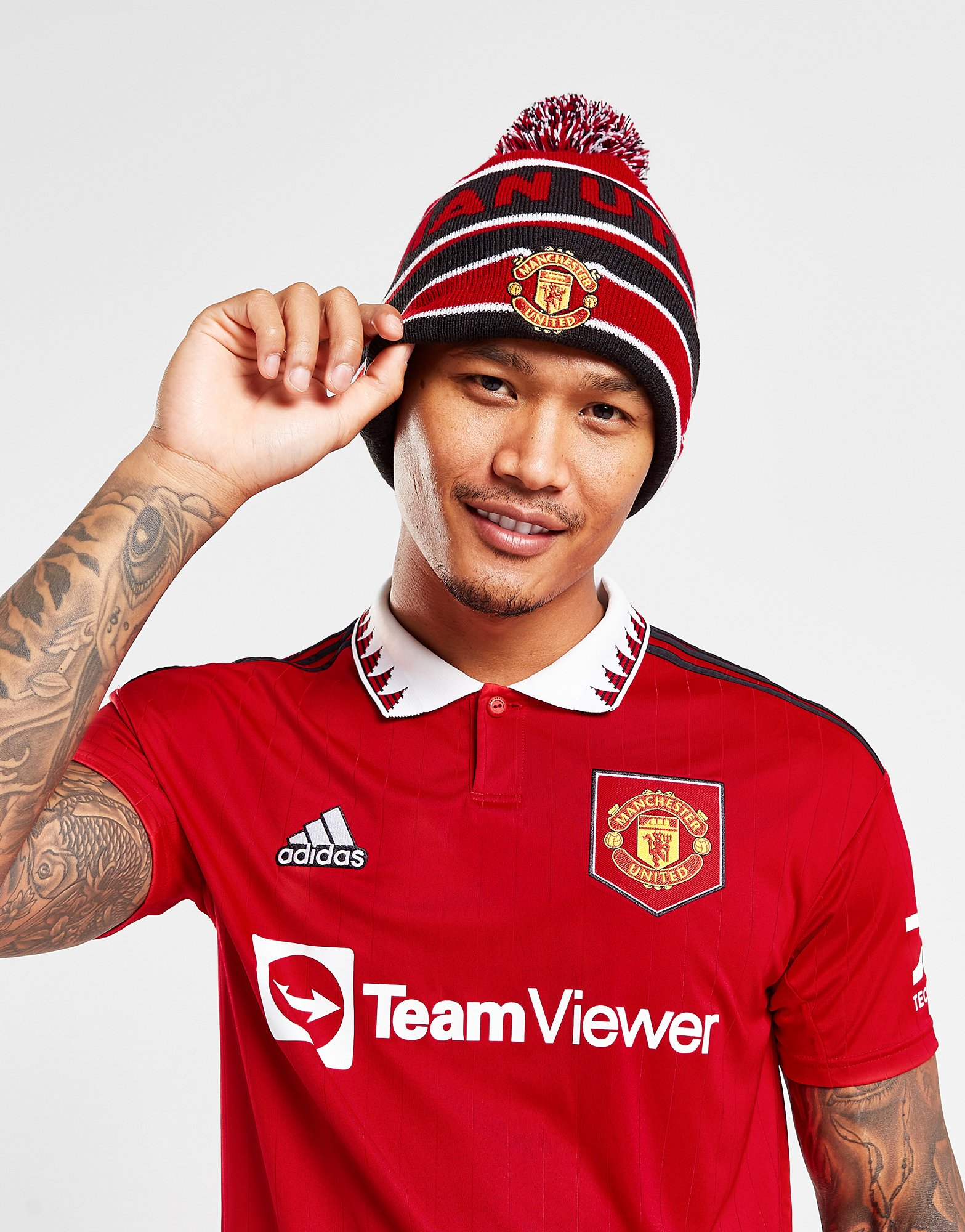 New Era Bonnet Manchester United FC Pom