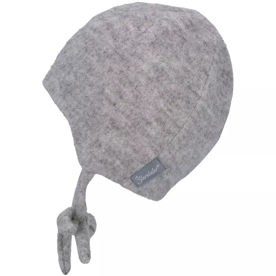 Sterntaler Beanie Melange stein