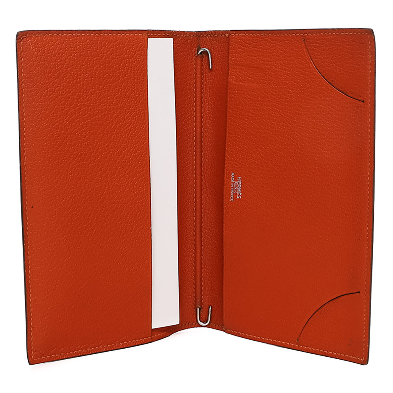Hermès Porte-agenda en Cuir marron - Neuf sans étiquette - L.10 cm