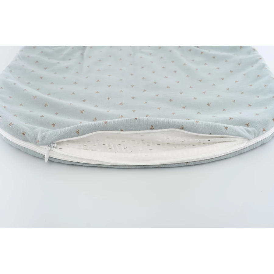 Träumeland Schlafsack 3-tlg. Liebmich Twister blau