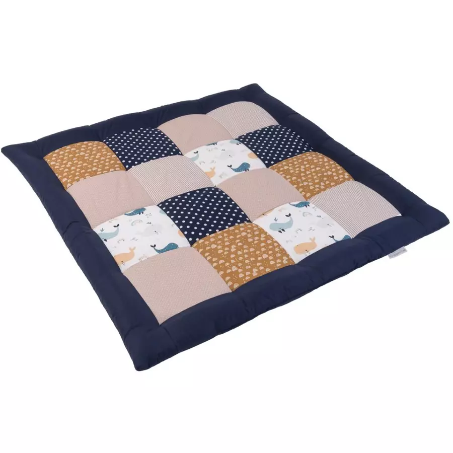 Ullenboom Krabbeldecke & Laufgittereinlage 100X100 cm Wale