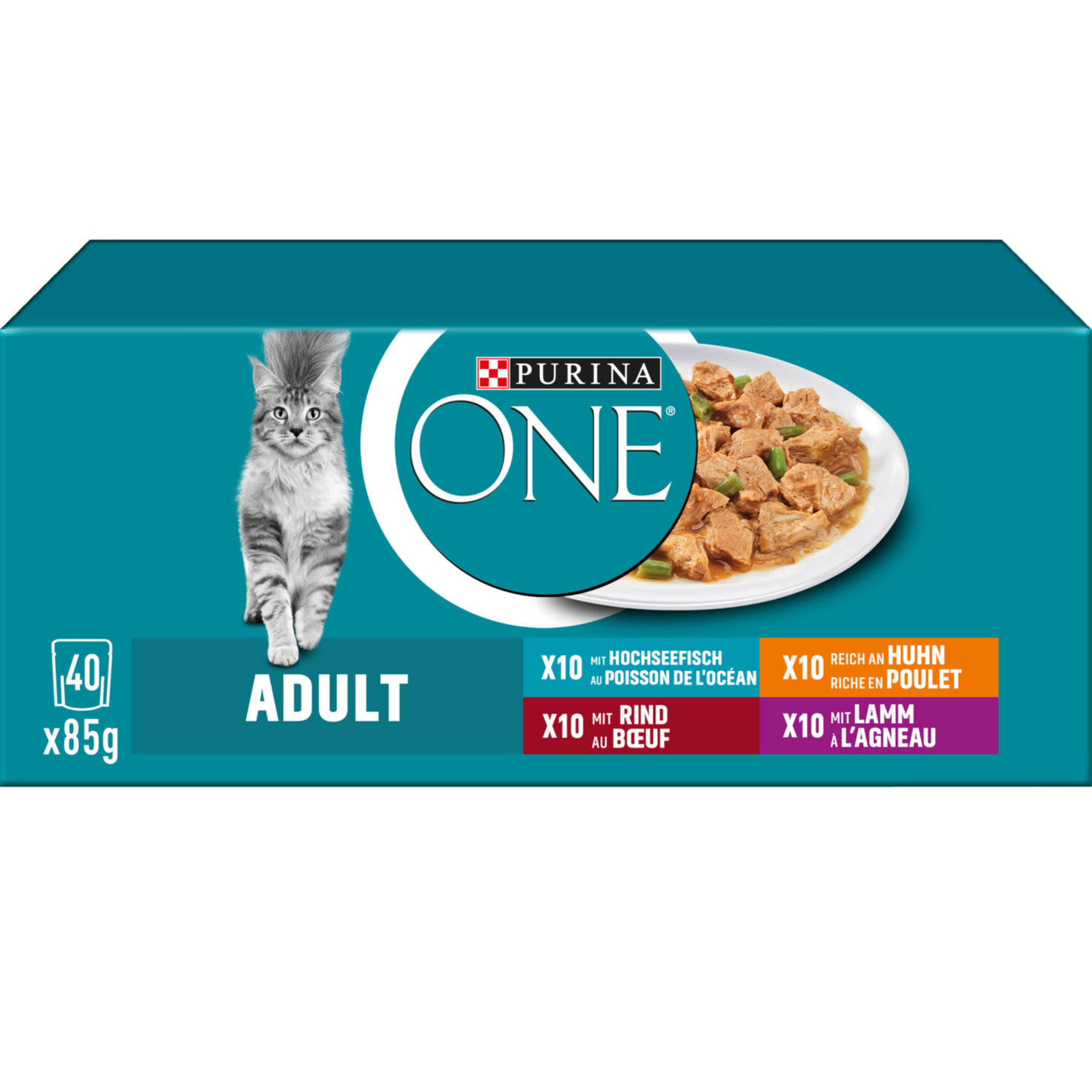 Purina ONE Fleisch & Fisch 40x85g