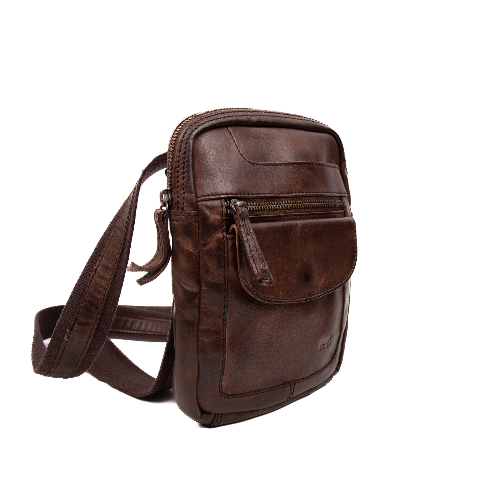 Crossbody tas 'Sasha' donkerbruin Donkerbruin