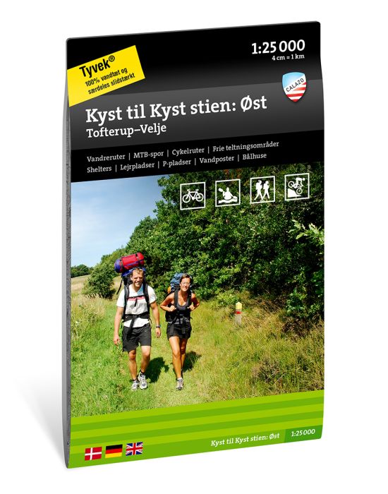 Kyst til Kyst stien - Øst kort