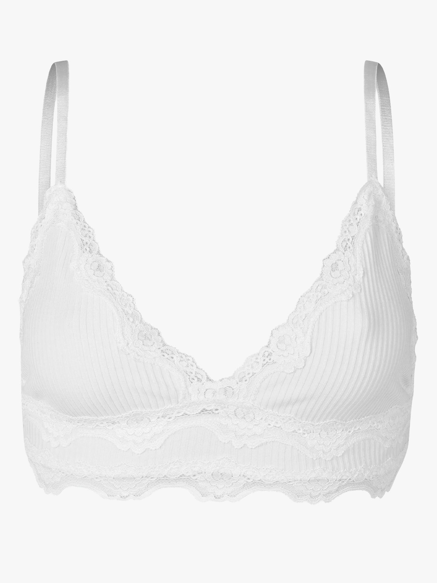 Silk Bra W/Lace