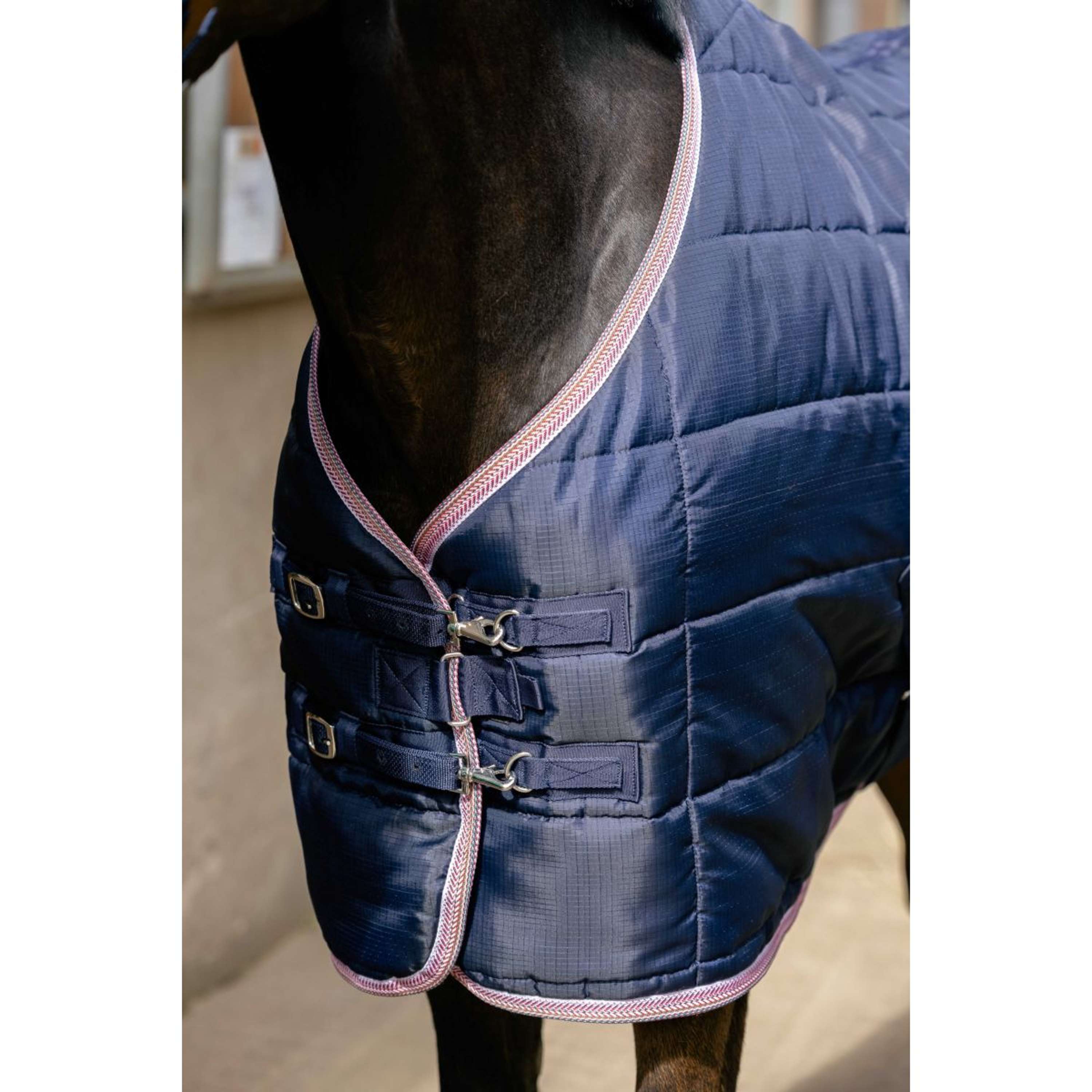 EQUITHÈME Staldeken Aztec 200gr Navy