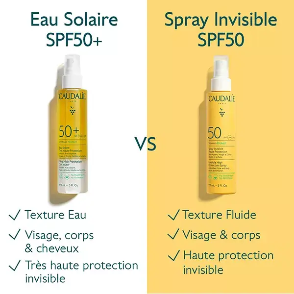Caudalie Vinosun Protect Spray Invisível de Alta Proteção FPS 50 150 ml