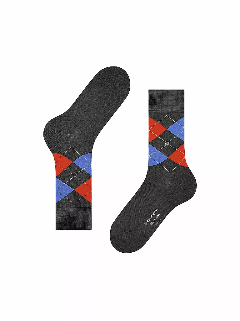 BURLINGTON  Herren Socken MANCHESTER dark rock  grau