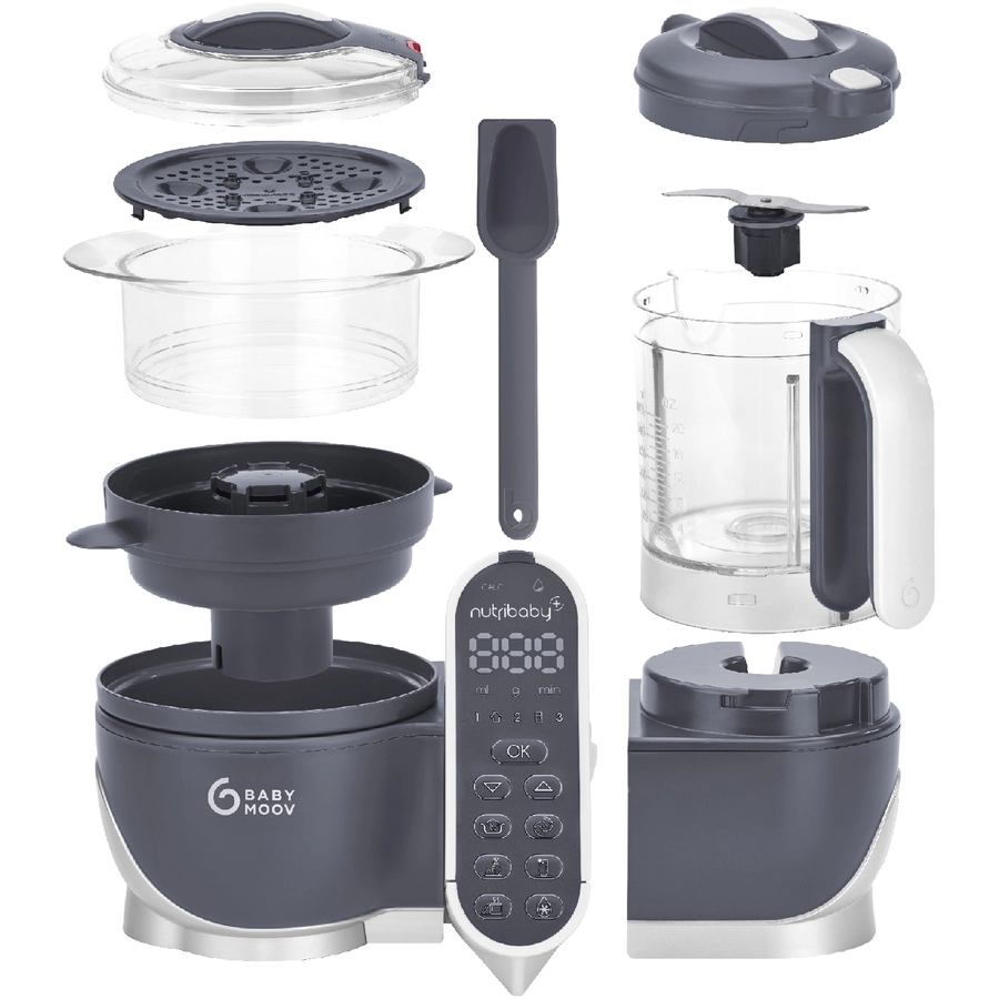 babymoov Küchenmaschine Nutribaby plus industrial grey