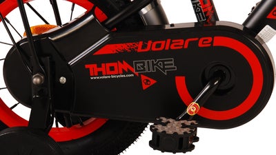 Volare Thombike Sykkel 12 Tommer, Svart/Rød