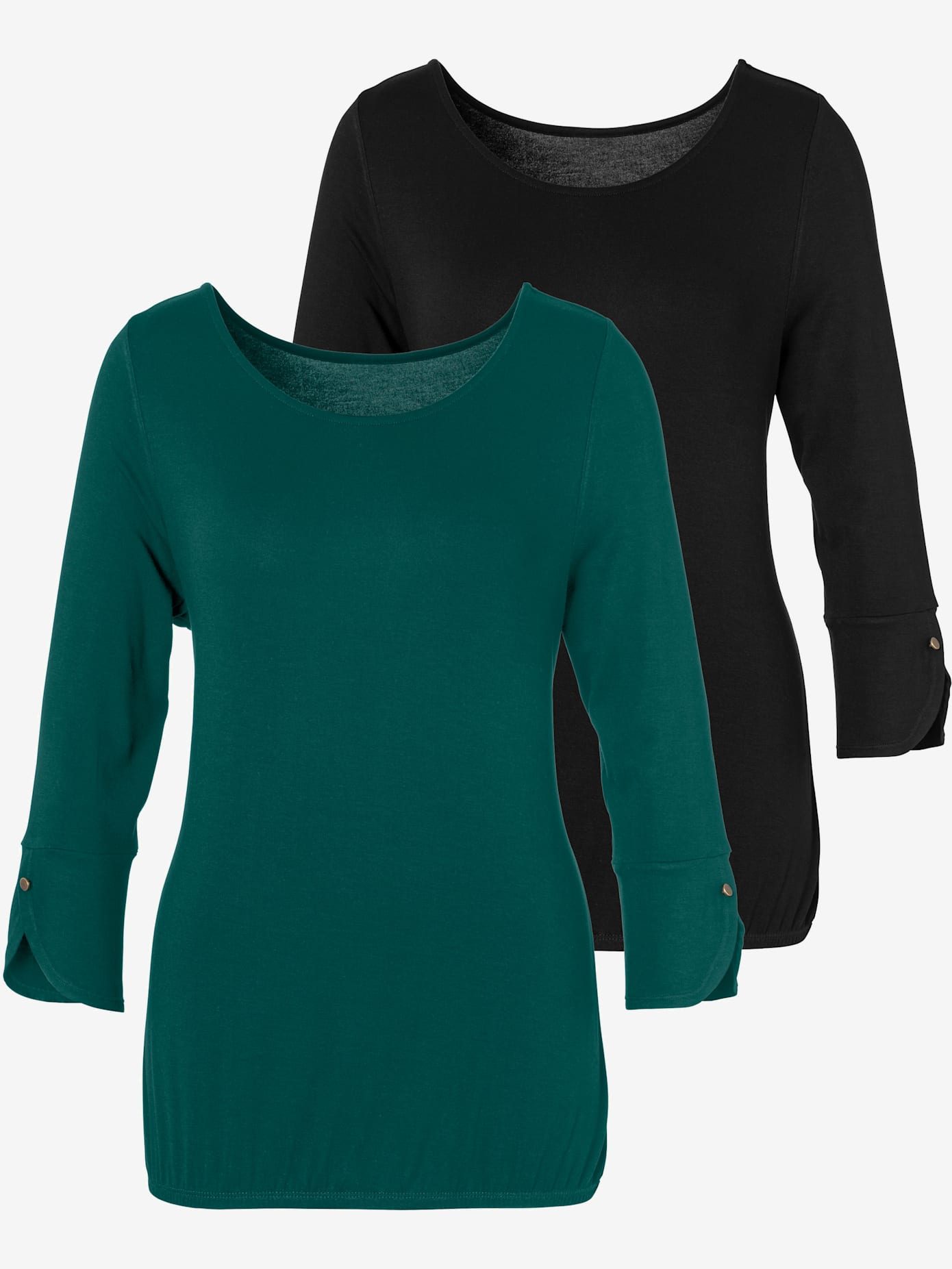 T-shirt à manches 3/4 lot de 2 t-shirts vivance