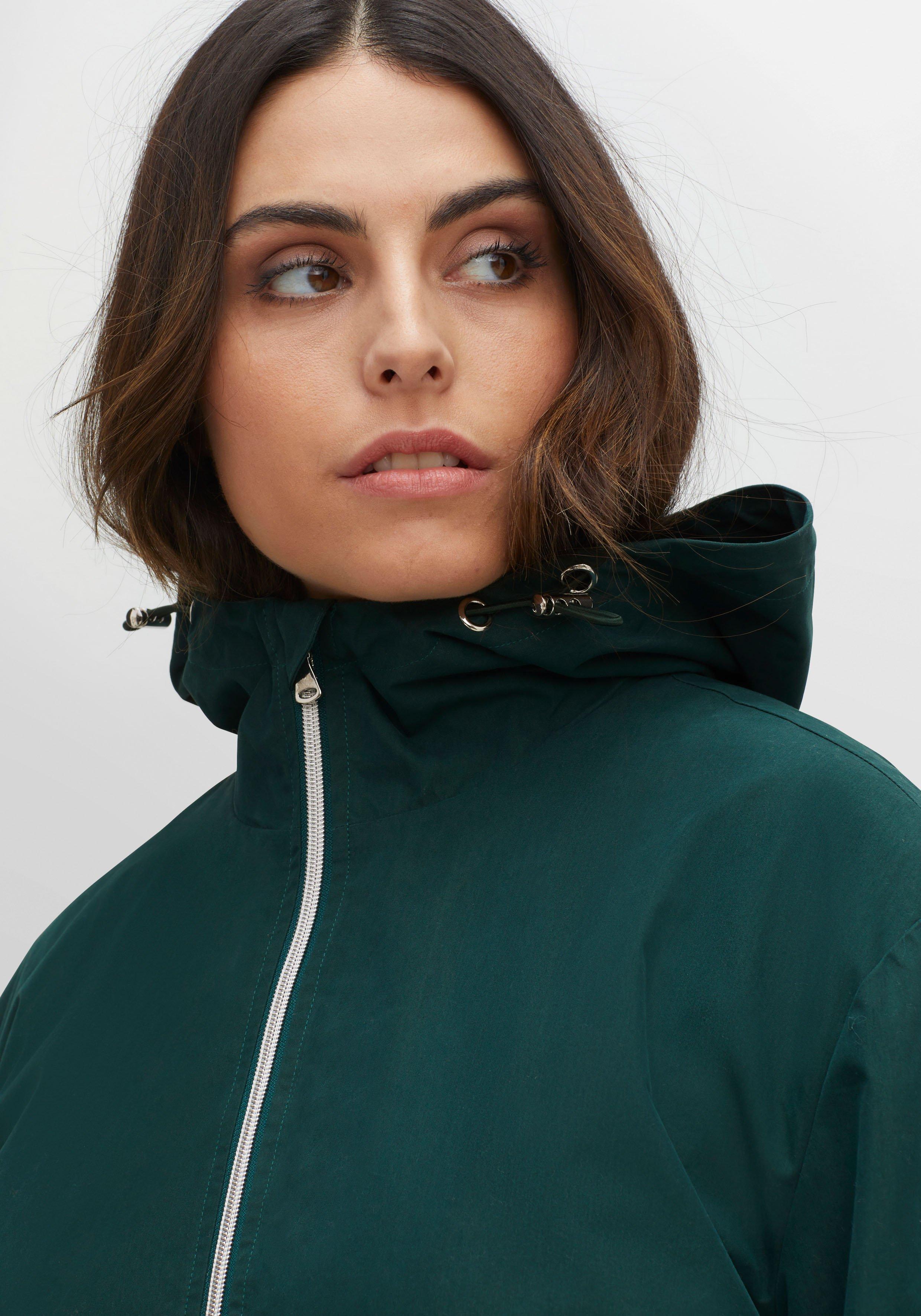 Outdoorjacke mit Kapuze, im Oversized-Schnitt