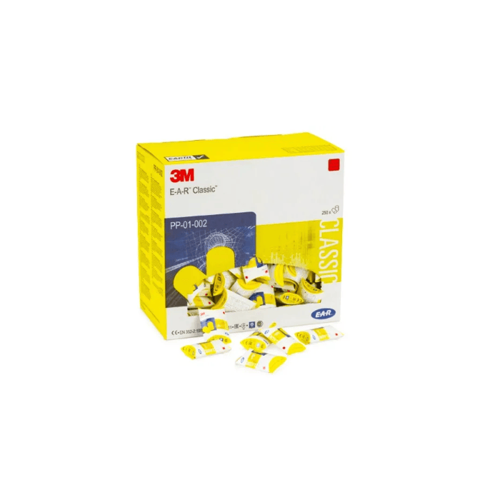 250pr 3M EAR Disposable Oordoppen classic 28 dB kussenverpakking 250 paar